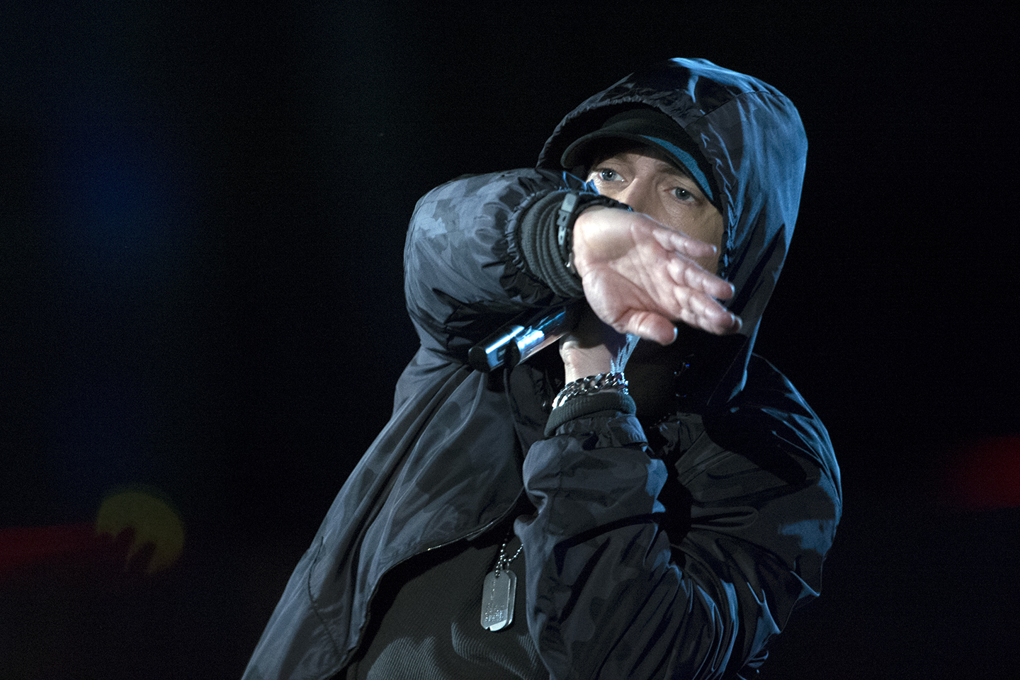 Eminem performing live